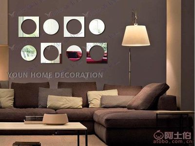 【2015新款叶子树速卖通亚马逊热卖家居装饰镜面墙贴客厅厂家批发】东阳市白云景杭钟表厂 - 产品库