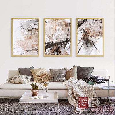 【厂家定制沙发三联不锈钢装饰壁画 不锈钢背景装饰画 不锈钢画】 - 产品库