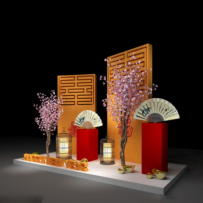 新春焕彩 卓邦商场美陈新年DP点设计与布置全解析